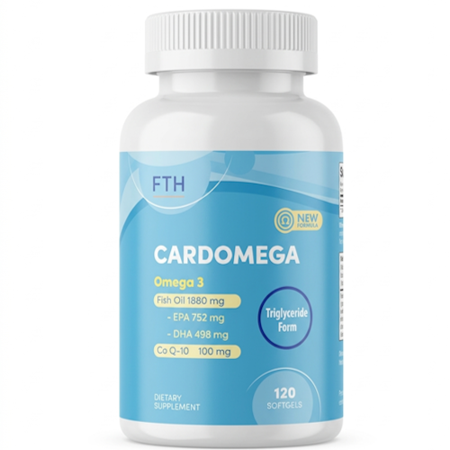 Cardomega Q10 Fish Oil Balık Yağı + Q10 120 Yumuşak Kapsül