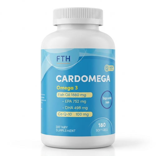 Cardomega Q10 Fish Oil Balık Yağı + Q10 180 Yumuşak Kapsül