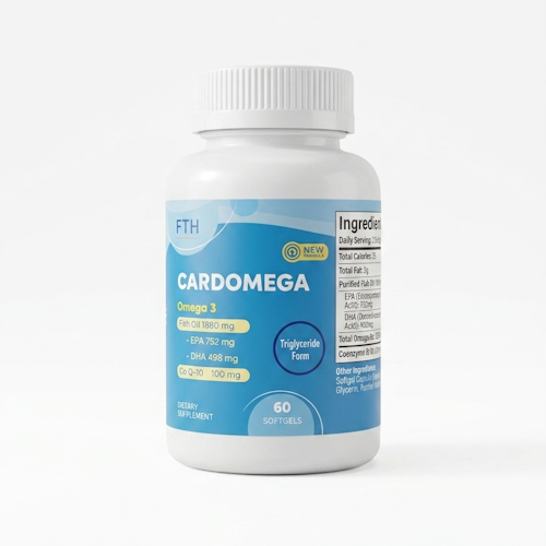 Cardomega Q10 Fish Oil Balık Yağı + Q10 60 Yumuşak Kapsül