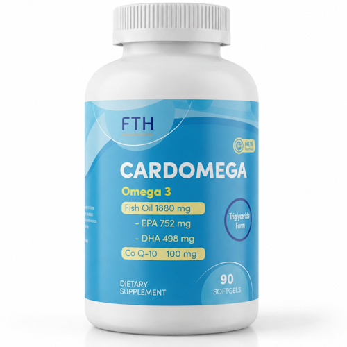 Cardomega Q10 Fish Oil Balık Yağı + Q10 90 Yumuşak Kapsül